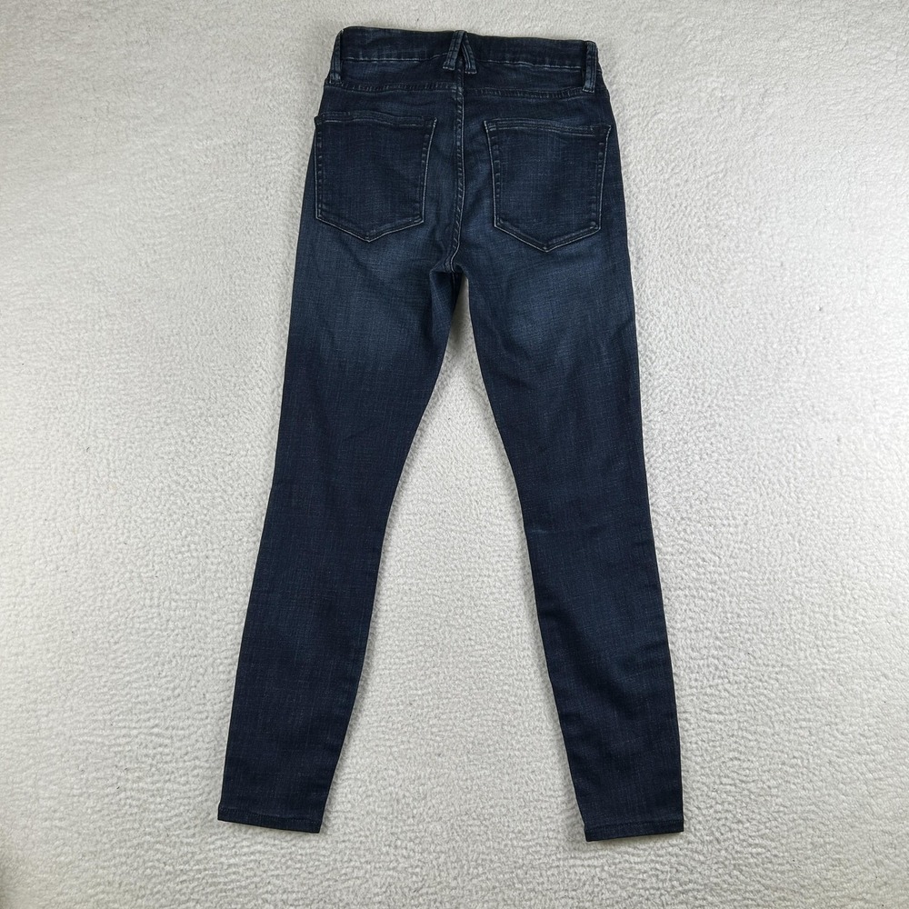 Good American Jeans Womens 2/26 Dark Wash Good Legs Skinny Stretch Denim Ankle - Picture 3 of 16